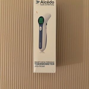 Alcéd Thermometer with Blue and White Design